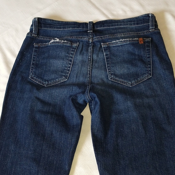 Joe's Lucille Distressed Slim Blue Jeans - Picture 8 of 17